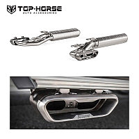 Выхлопная система на Mercedes G-Class W464 2018-23 дизайн Akrapovic