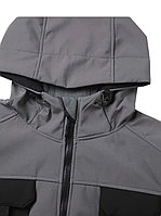 Тактический костюм демисезонный ветрозащитный серого цвета + ремень тактический