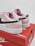 Кроссовки Nike Dunk Low Pink Люкс Качество, фото 6