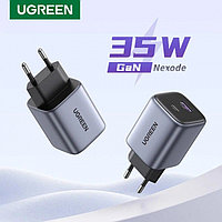 ugreen Зарядное устройство Ugreen CD350 15539 Nexode 35W/ 1*USB-C/1*USB-A/ GaN Tech Fast Charger