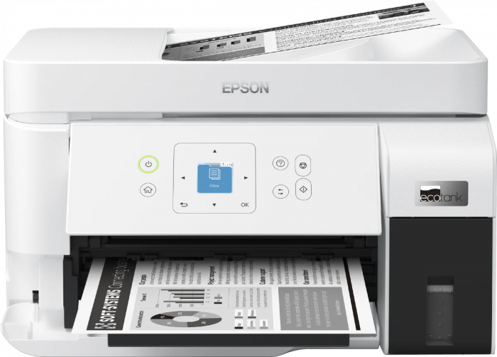 Epson МФУ струйное ЧБ EPSON M2050 C11CL00401, А4, ADF, до 22 стр/мин, двуст.печать, Ethernet, WIFI