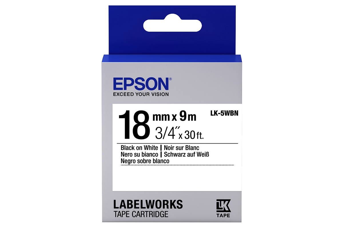hp Стандартная лента Epson LK5WBN