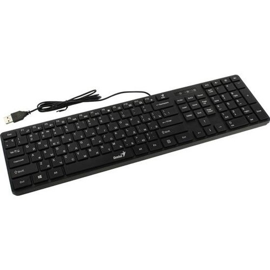 Genius Клавиатура Genius RS2,SlimStar 126,RU,USB,BLK,!Only Laser 31310017417