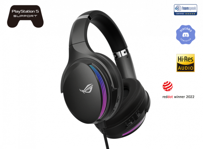asus Наушники ASUS ROG FUSION II 500/7.1/ESS 9280 Quad DAC/3,5 мм, USB-C® и USB-A/PS5/Mac