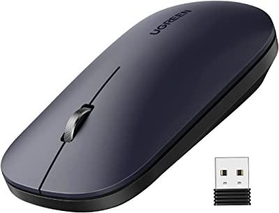 ugreen Беспроводная мышь UGREEN MU001 Wireless Mouse Black/No AA Battery inside, 90372