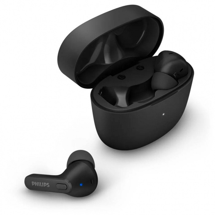 phi Наушники беспроводные вакуумные PHILIPS TAT2206PK/00 мик/Bluetooth 5.0/быстрая зарядка/IPX4/монофонический
