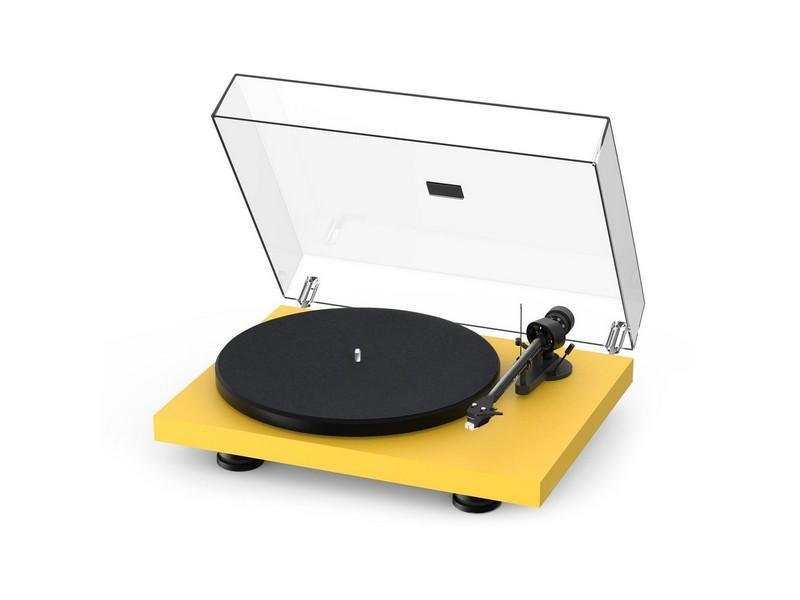 PRO-JECT AUDIO SYSTEMS PRO-JECT Проигрыватель пластинок Debut Carbon EVO 2M Red САТИНОВЫЙ ЖЕЛТЫЙ