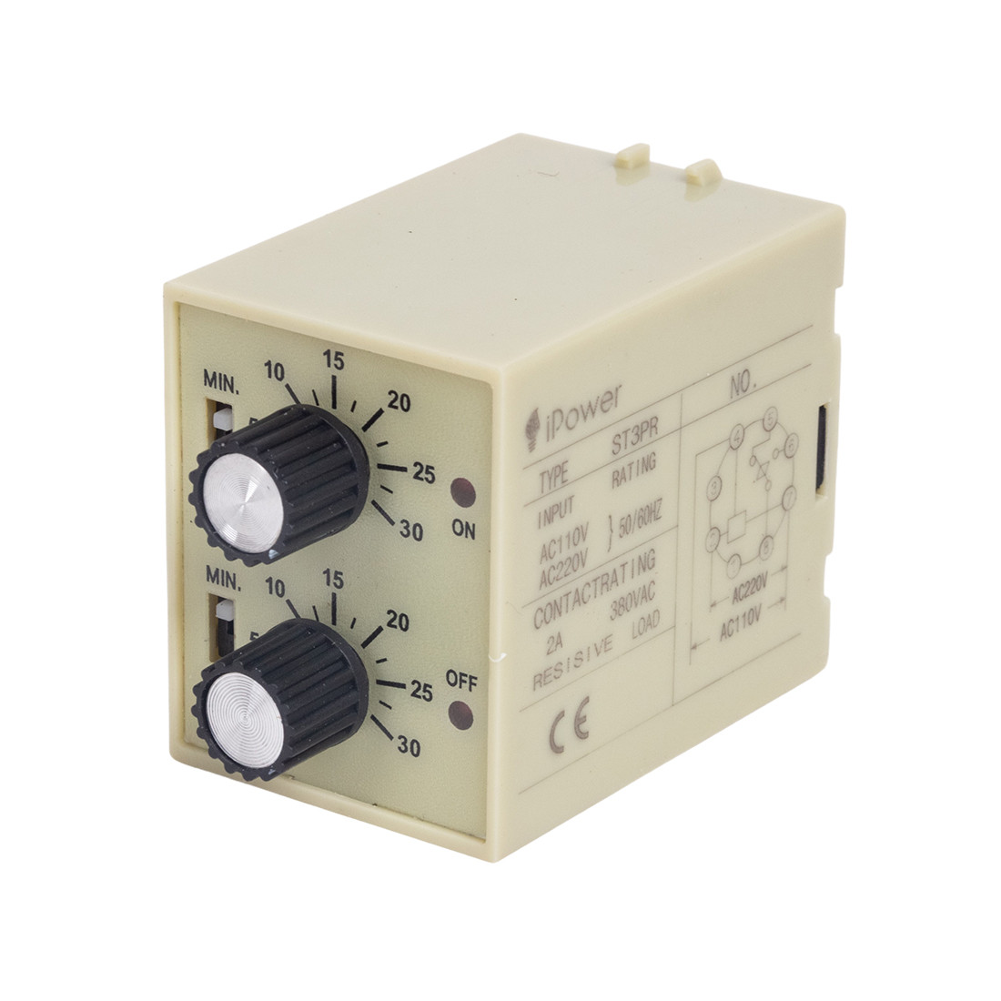 Реле времени ST3PR 30s/30min AC220V