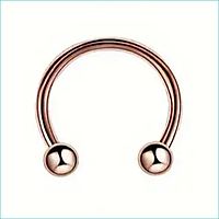 Пирсинг-циркуляр "Шарики" (Bronze)