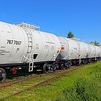 Сода каустическая в цистернах