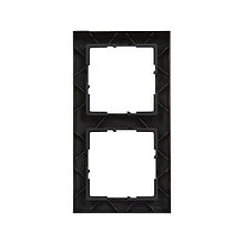 Рамка декор. универсальная 2-постовая Suno Антрацит 2-022378 721522