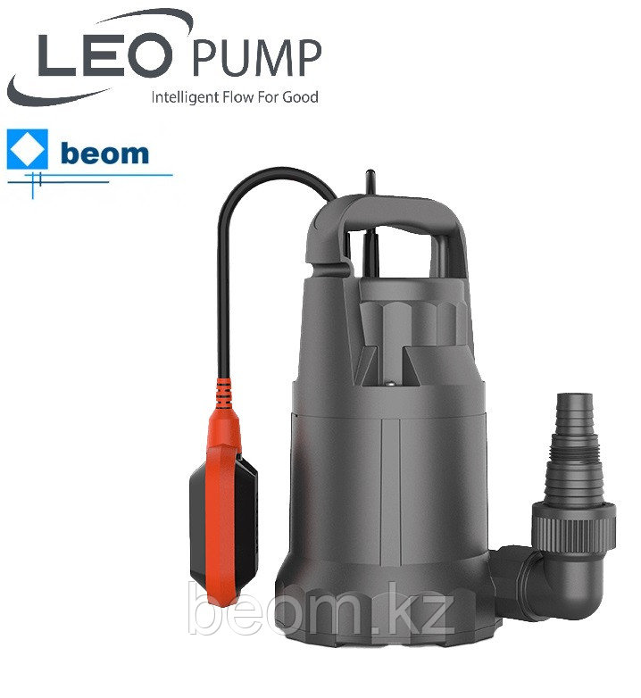 Дренажный насос LEO LKS-400P | 400 Вт | макс напор 6.5 м | Производительность 7.5 м3/ч | чистая вода