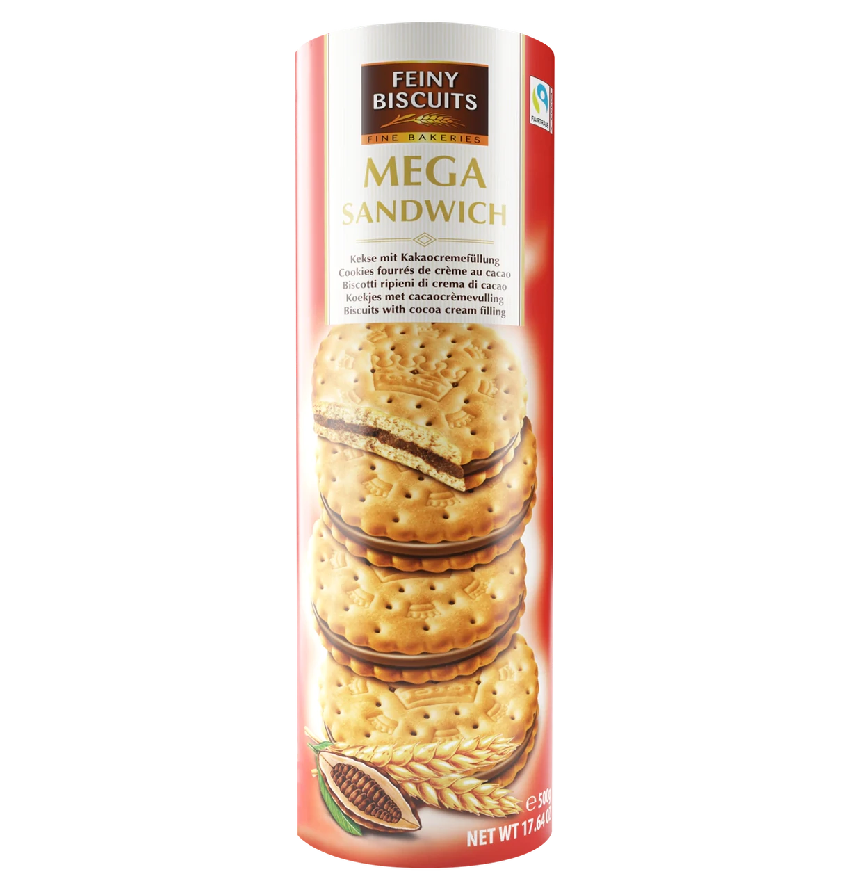 Печенье-сэндвич Mega с начинкой из какао-крема 500 г