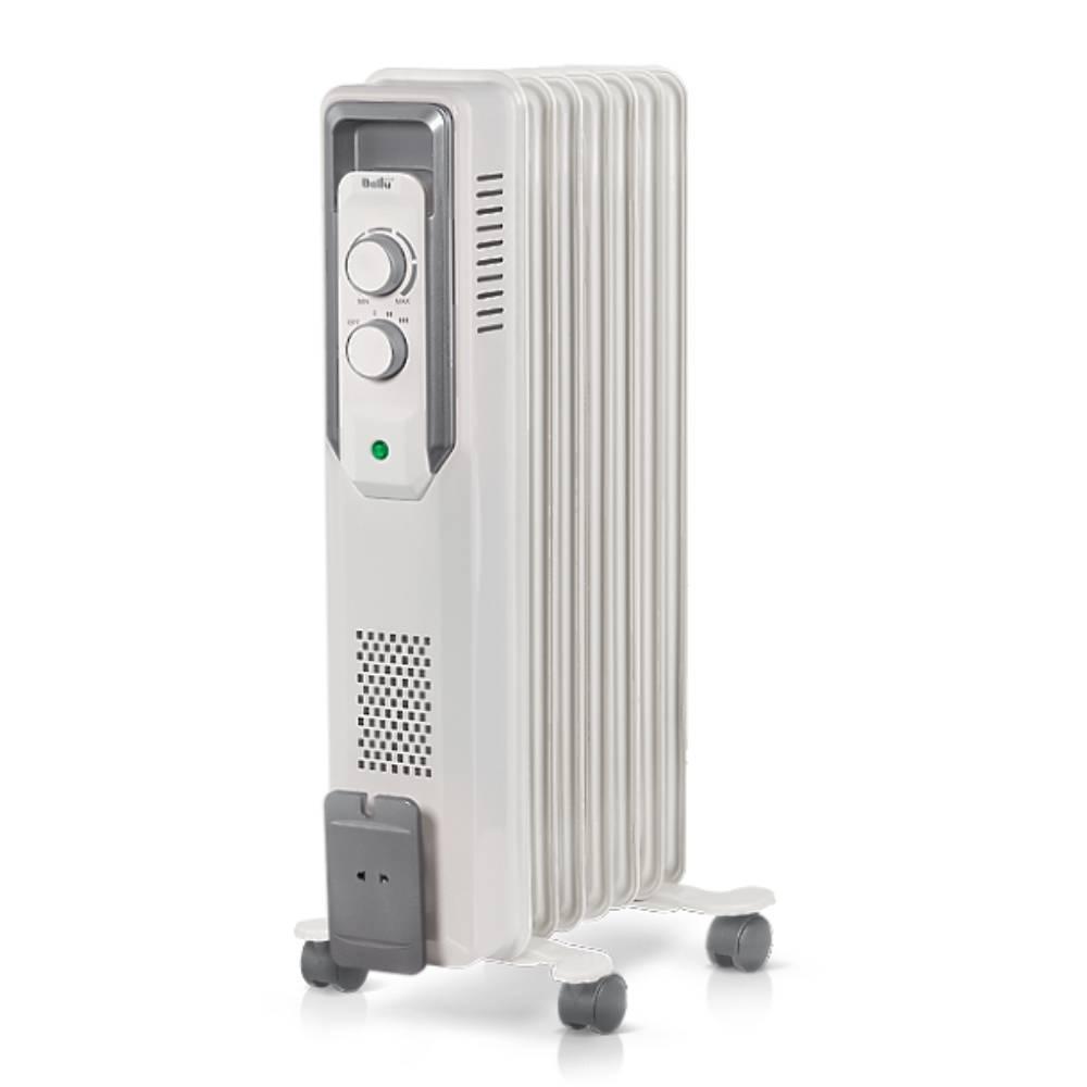 Масляный радиатор Ballu CUBE BOH/CB-07W 1500 (7 секций), НС-1133489, фото 1