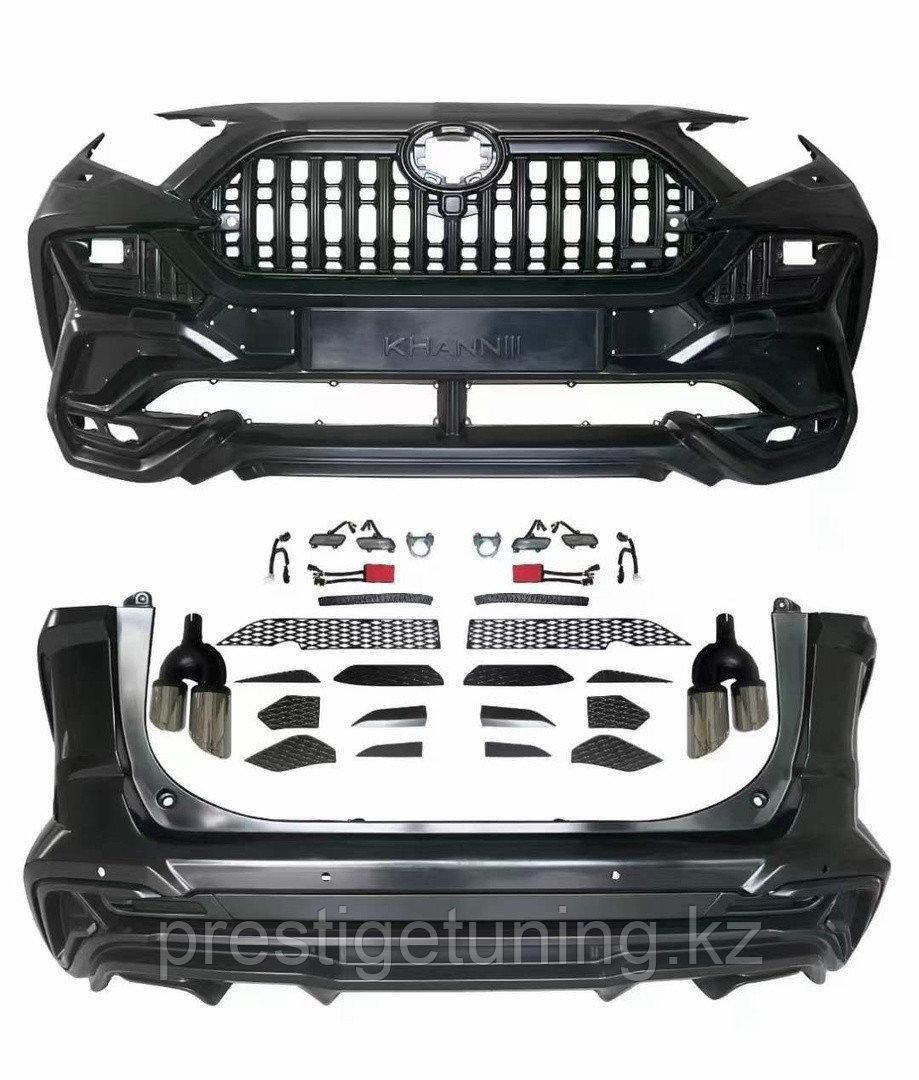 Аэродинамический обвес на RAV4 2019-23 дизайн ХАН Реплика (под покраску)