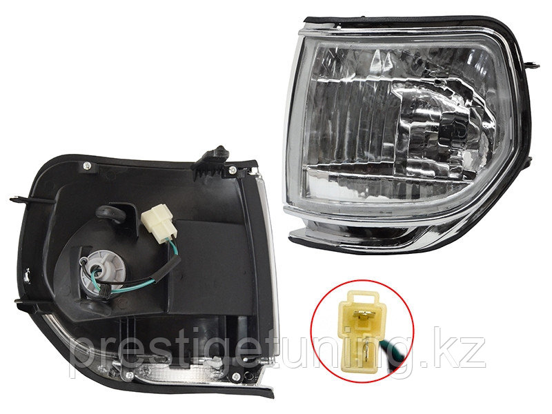 Габарит левый (L) на Land Cruiser 80 1990-97 хрусталь (SAT)