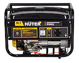Бензиновый генератор HUTER DY4000LX  (3000 Вт | 220 В | бак, л | 15 Вес, кг 40.9 | ручной стартер / электростартер ), фото 3
