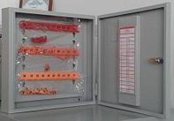 Бокс для ключей, металлический, серый, KB-830