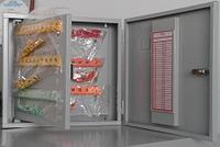 Бокс для ключей, металлический, серый, KB-860