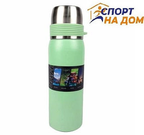 Термос спортивный "HELLO FRIEND" 600 мл Green