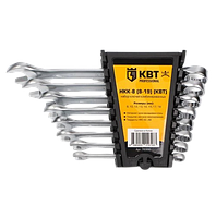 НКК-8 (8-19) Набор гаечных комбинированных ключей серия КВТ-PROFESSIONAL (КВТ)