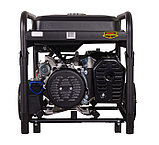 Бензиновый генератор HUTER DY6500LX (5000 Вт | 220 В | бак л 22 | Вес, кг 89 | ручной стартер, электростартер | с колесами), фото 5