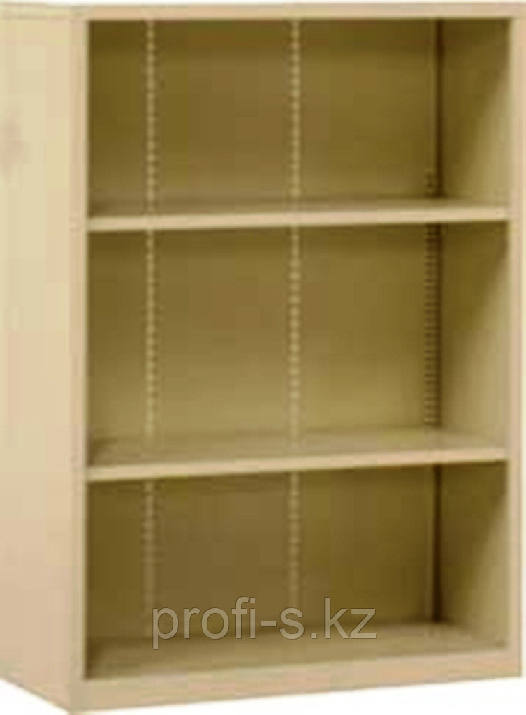 Шкаф для книг и папок открытый, металлический, серый, SB-3042
