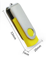 USB флешка 1 Gb силиконовая (цвета в ассортименте)