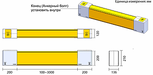 Горизонтальный гибкий барьер
