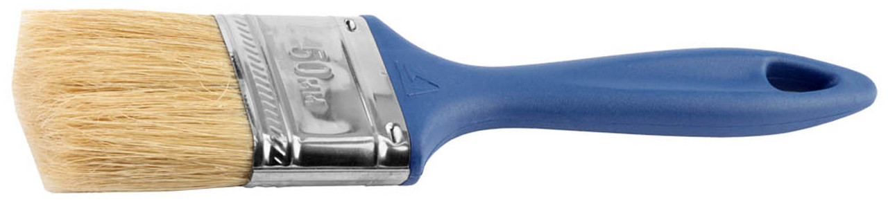 STAYER Universal, 50 мм, 2″, натуральная щетина, пластмассовая ручка, все виды ЛКМ, плоская кисть,