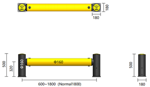 Одинарный гибкий барьер MC
