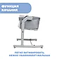 Chicco: Кроватка-манеж Next2Me Magic Evo Grey Mist 0м+, фото 7