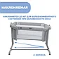 Chicco: Кроватка-манеж Next2Me Magic Evo Grey Mist 0м+, фото 3