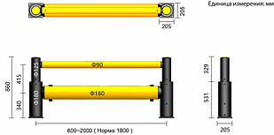 Двойной гибкий барьер HC
