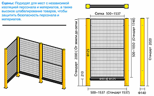 Гибкое ограждение LW