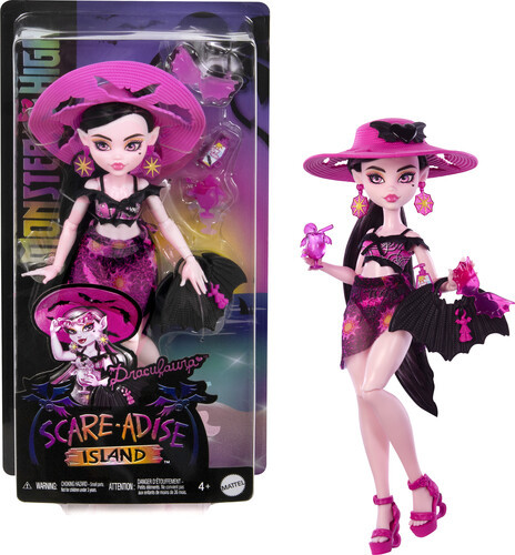 Модная кукла Monster High Scare-adise Island Дракулаура