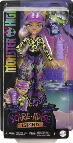 Модная кукла Monster High Scare-adise Island Клодин Вульф