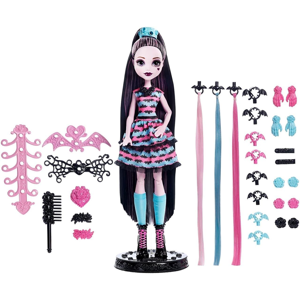 Модная кукла Monster High DRACULAURA серия PARTY HAIR