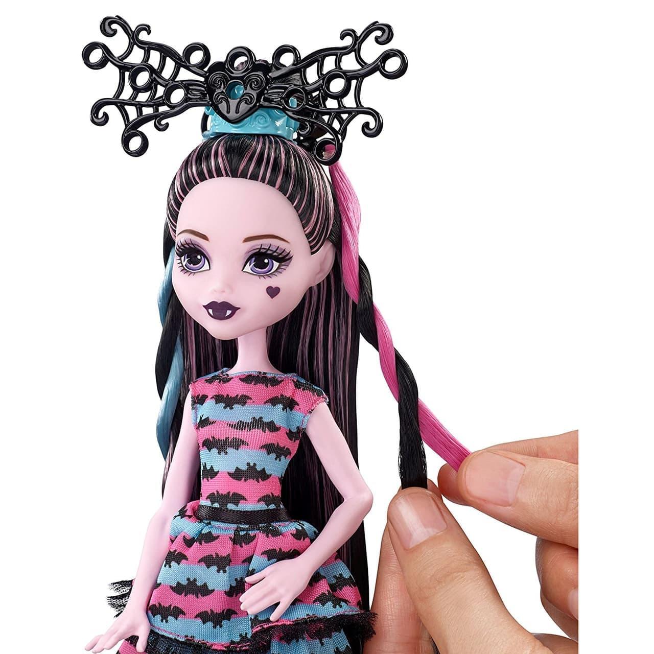Модная кукла Monster High DRACULAURA серия PARTY HAIR