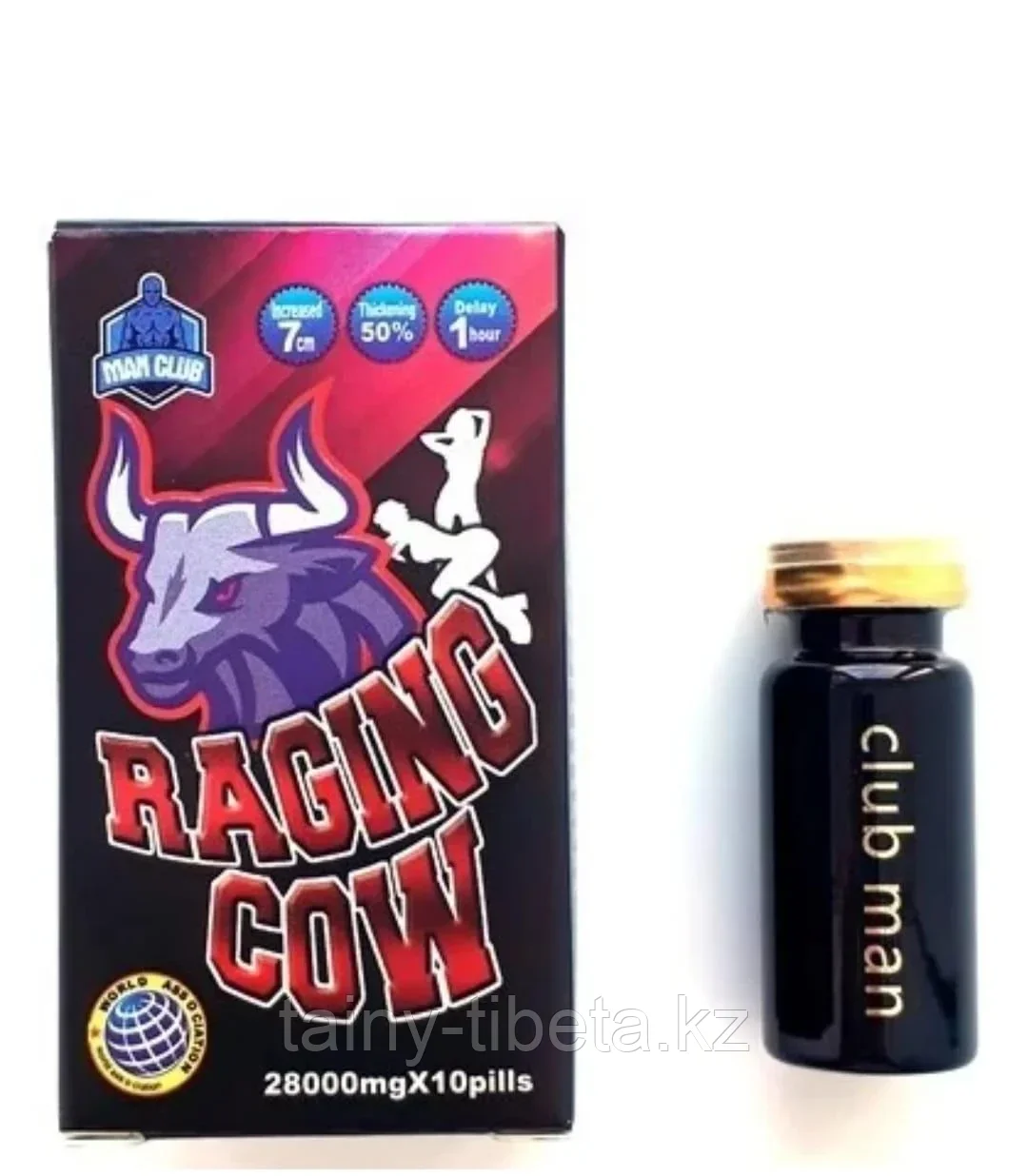Возбудитель мужской для повышения потенции Raging Cow Бешеный Бык