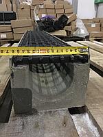 Лоток водоотводный бетонный с чугунный решёткой