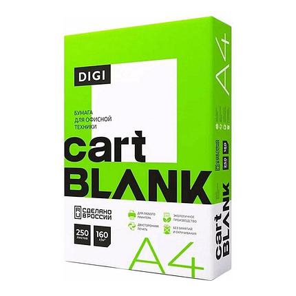 БУМАГА "CART BLANK DIGI", А4, 160 гр, 250 л., фото 1