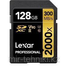 Карта памяти Lexar PROFESSIONAL SDXC 128GB 300MB/s GOLD Series, фото 1