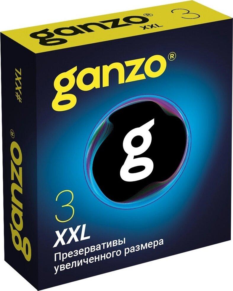 Презервативы GANZO XXL увеличенного размера Black edition 3шт.