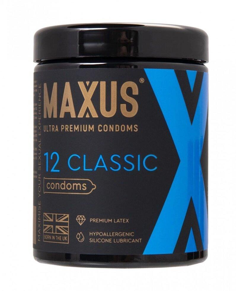 Презервативы гладкие, классические X-Edition MAXUS Classic 12 шт.