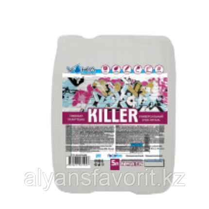 KILLER- Средство для удаления следов скотча, жвачки, резины, клея, а также граффити и маркера 750 мл. РК, фото 1