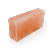 Кирпич из гималайской соли 200x100x50 мм (с пазом) шлифованный