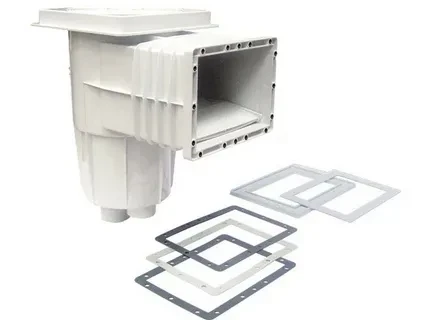 Скиммер PA00250.1V лайнер/панель, 1/5"-2", латунные вставки (140) для бассейна, фото 1