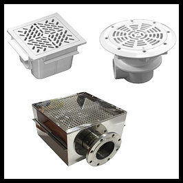 Донные сливы для бассейнов