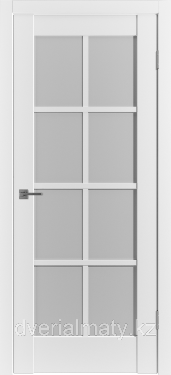 ER-1 Emalex ice VFD 2.0 ДО Со стеклом. Дверь межкомнатная, фото 1